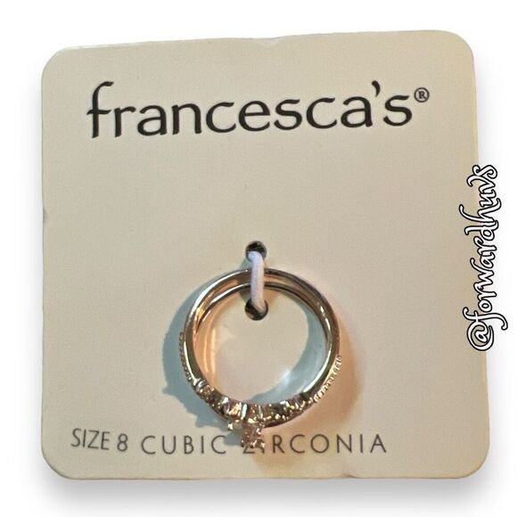 Bundle Sale 3 for $15 | Francesca’s Cubic Zirconia Rings | Size 8 - Picture 1 of 10